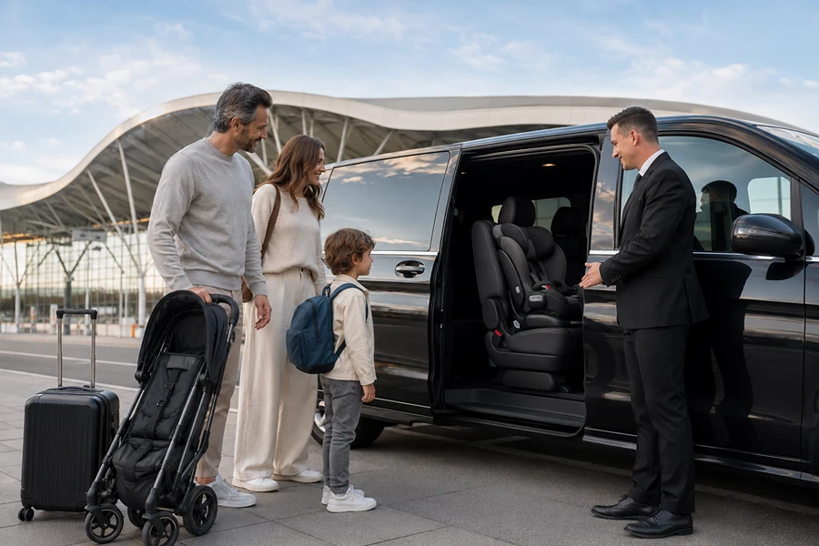 Madrid Airport Transfer With Child Seat