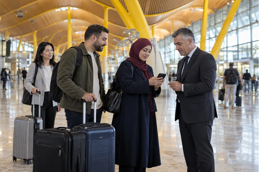Madrid Airport Transfer for 8 Passengers
