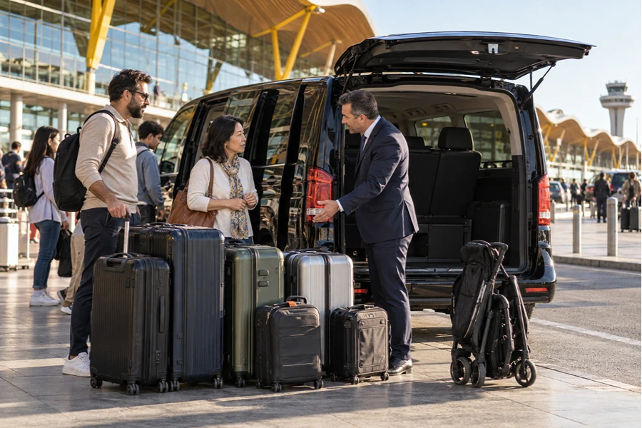 Madrid Airport Transfer for 8 Passengers