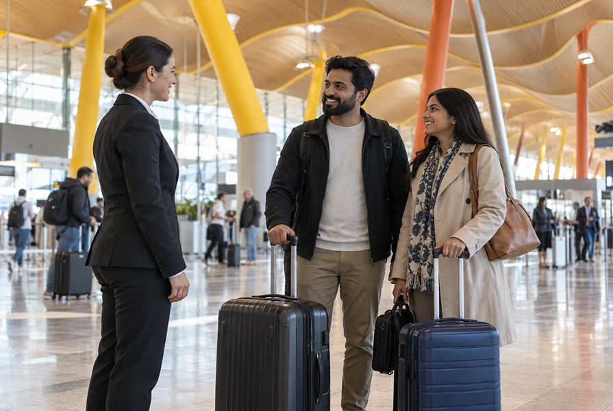 Madrid Airport Arrival with Chauffeur